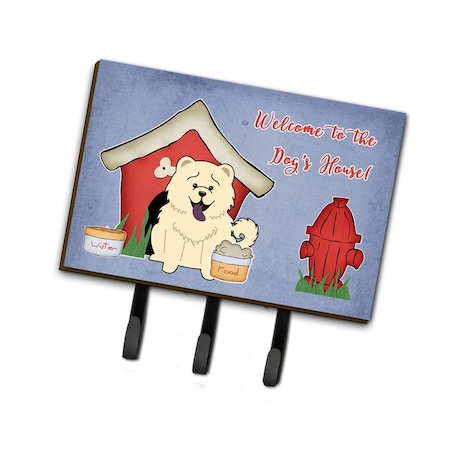 Carolines Treasures Dog House Collection Chow Chow White Leash or Key Holder BB2894TH68